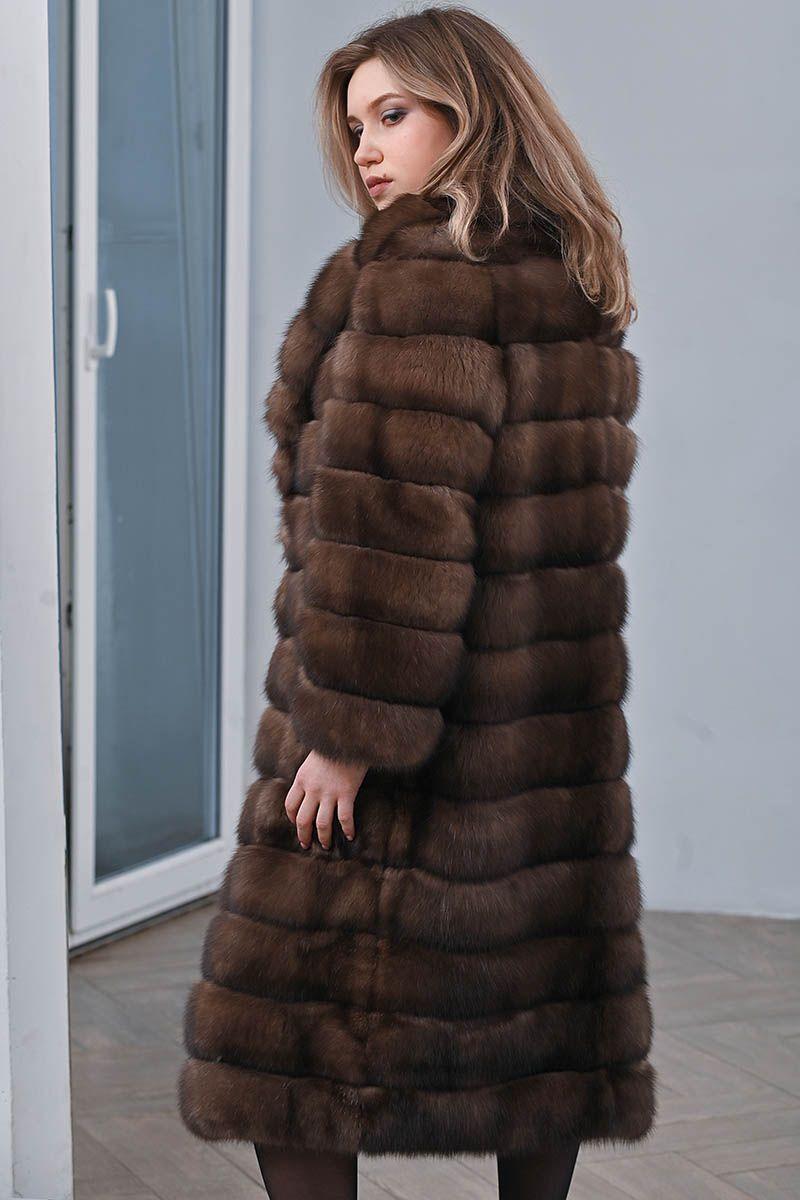 Шуба из баргузинского соболя фото