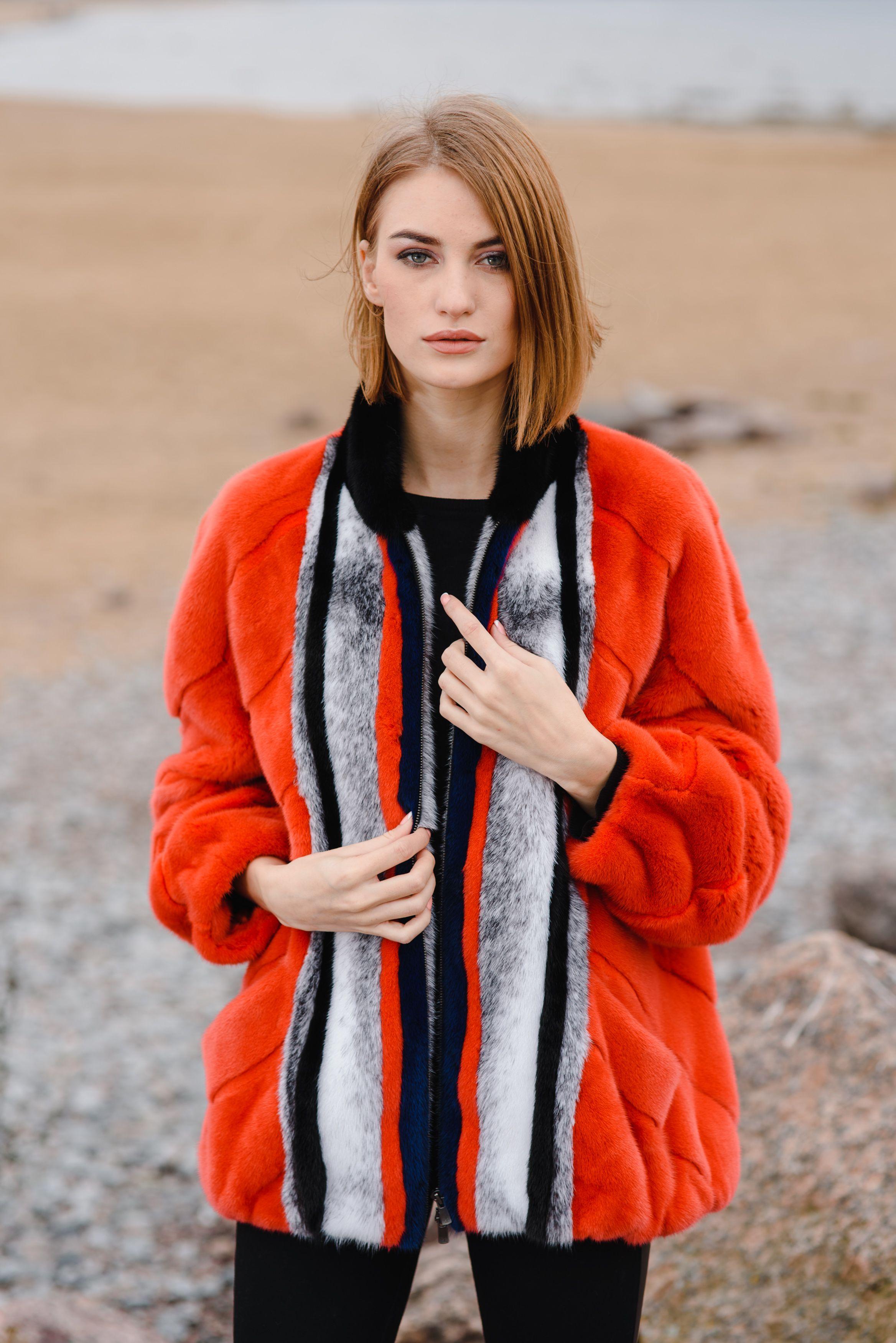 Куртка из норки фото