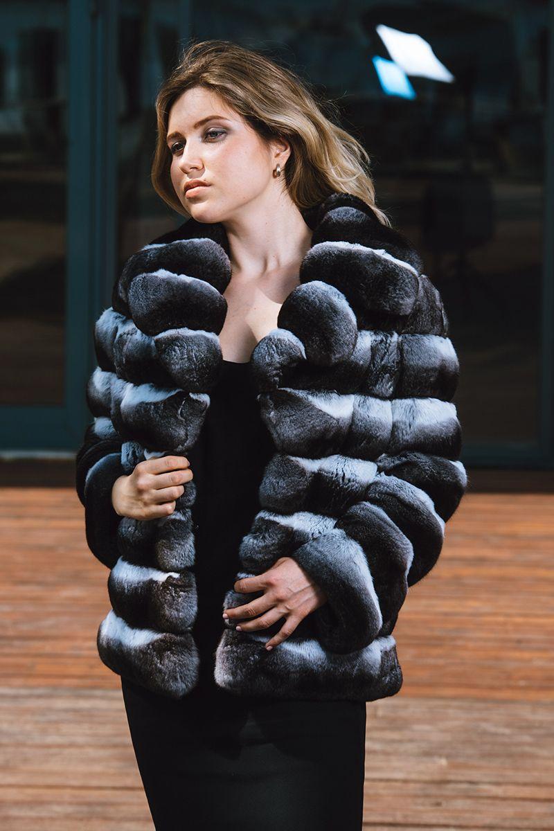 Куртка из шиншиллы фото