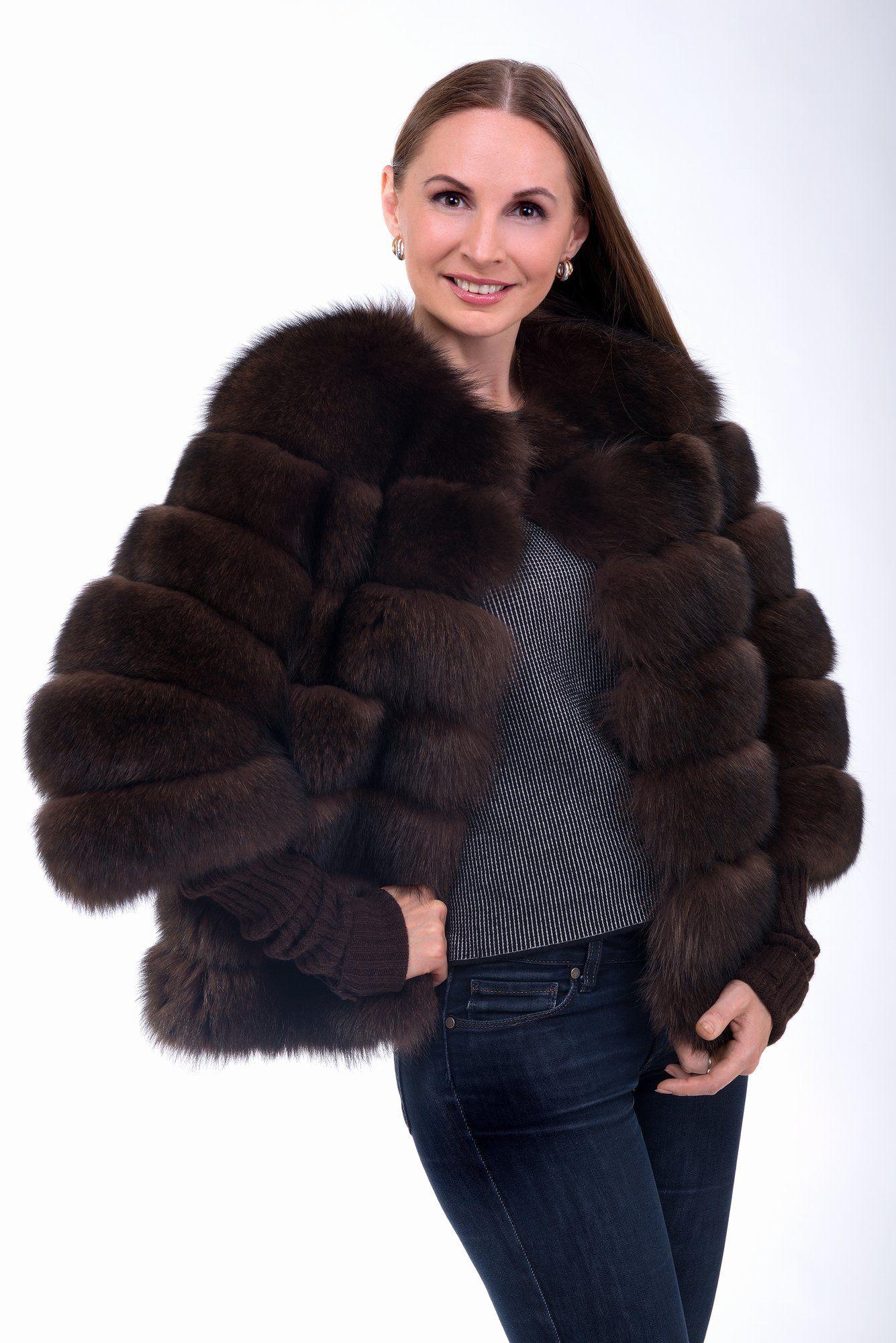 Куртка из  песца фото