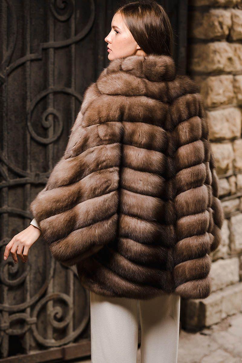 Шуба из баргузинского соболя фото