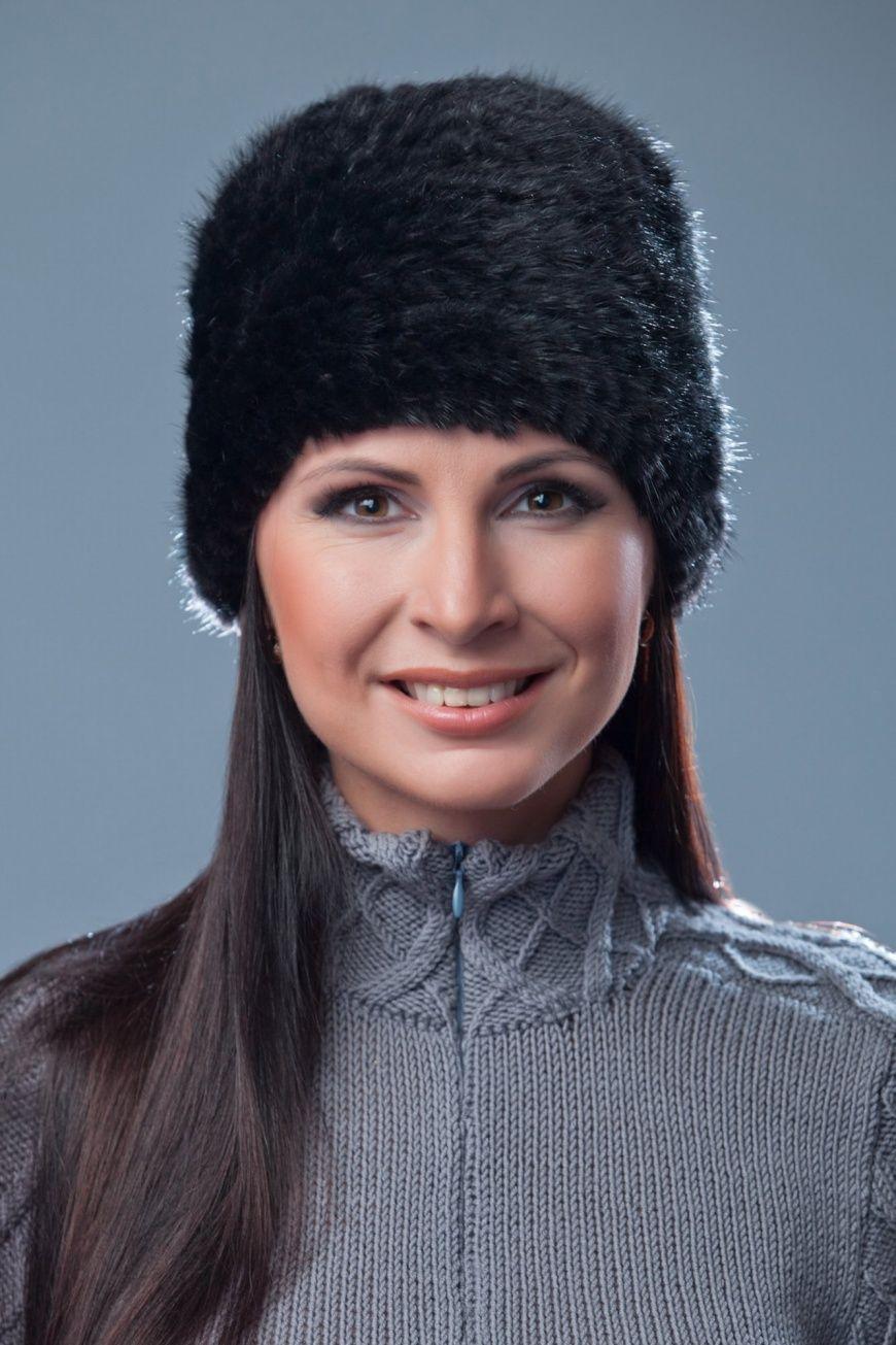 Шапка из норки фото