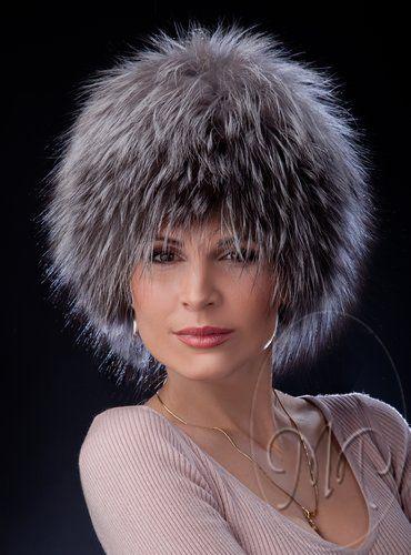 Головной убор из чернобурой лисы фото