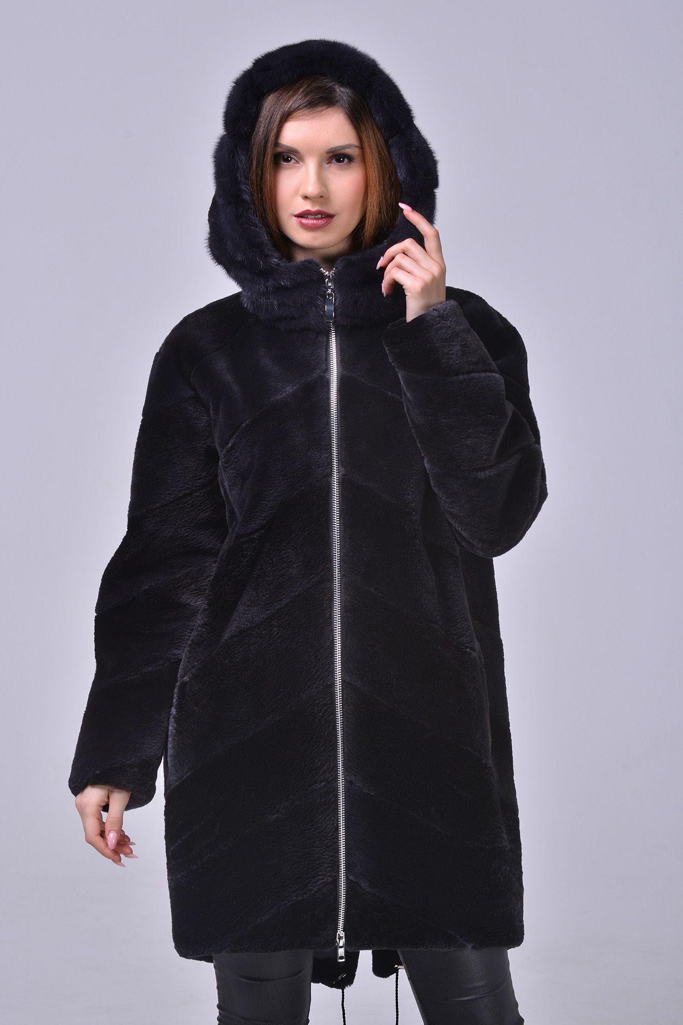 Куртка из меха бобра фото