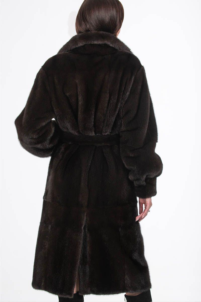 Шуба из норки фото