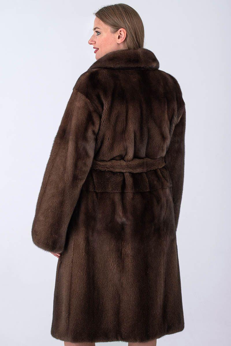 Шуба из норки фото