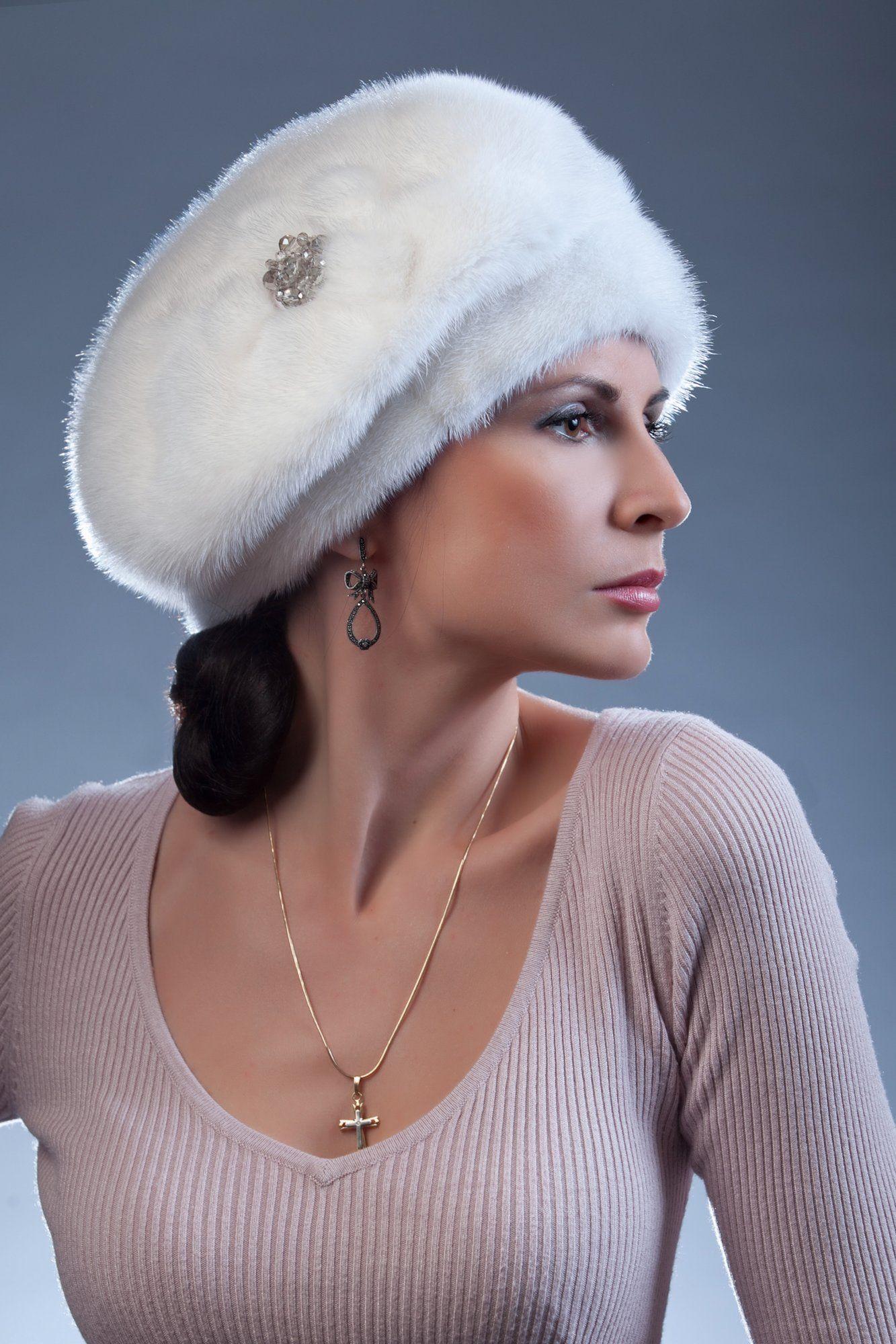 Головной убор из норки фото