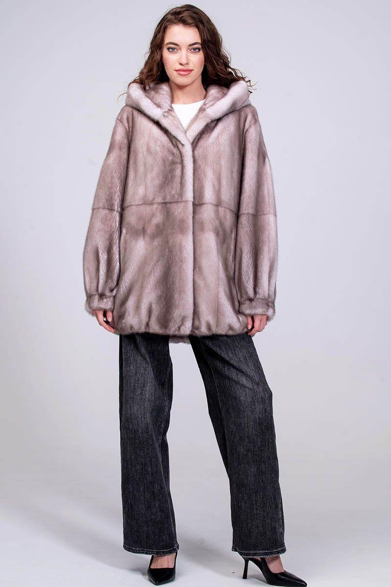 Шуба из норки фото