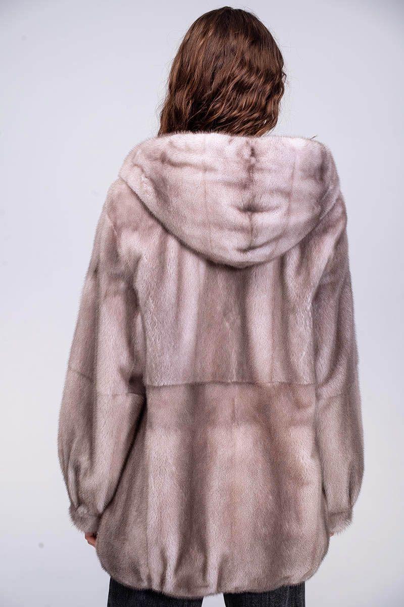 Шуба из норки фото