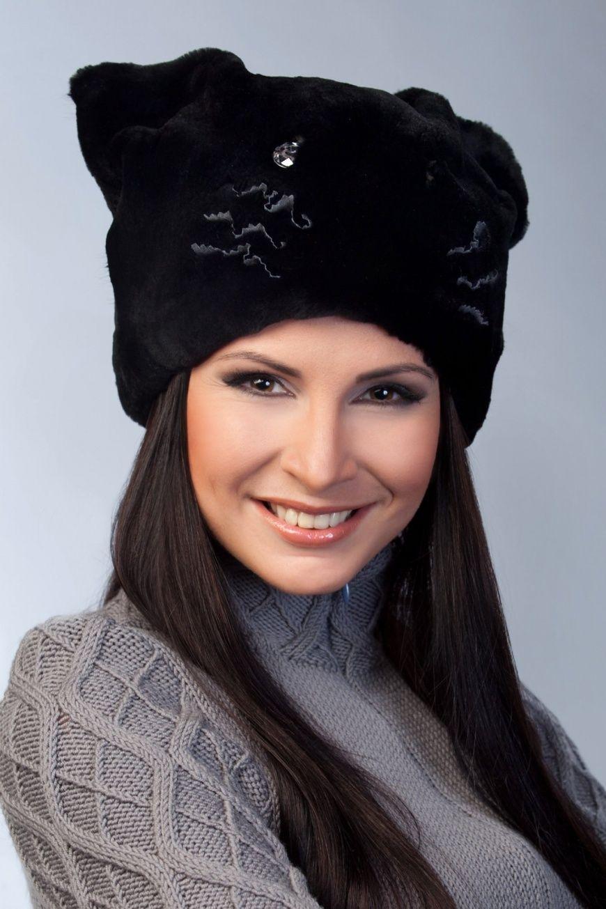 Головной убор из меха кролика фото