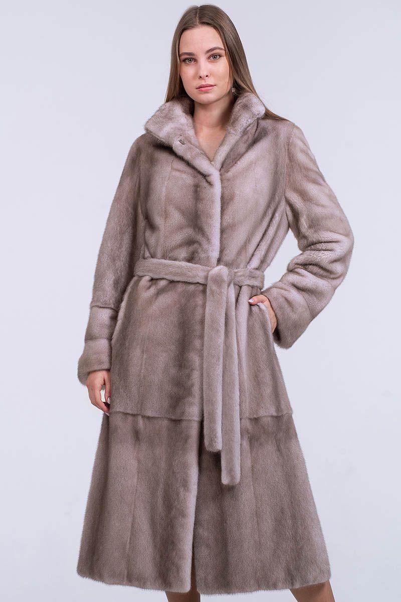 Шуба из норки фото