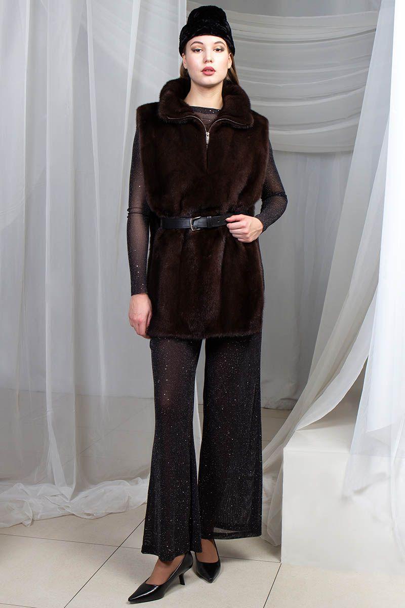 Манишка из норки фото