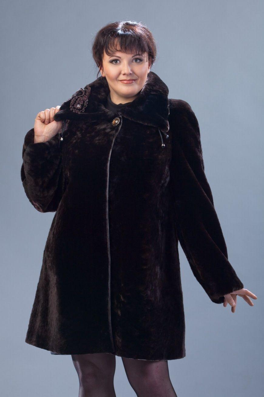 Пальто из овчины фото