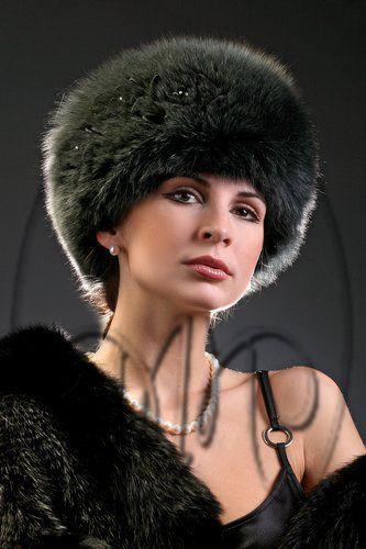 Головной убор из песца фото