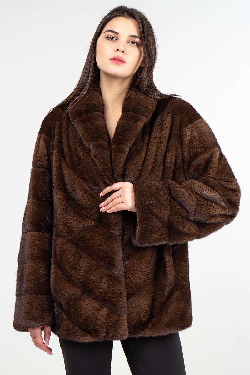 Куртка из меха норки фото