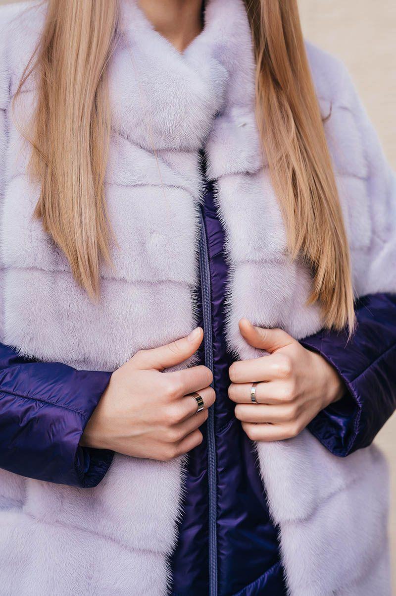 Норковый жилет фото