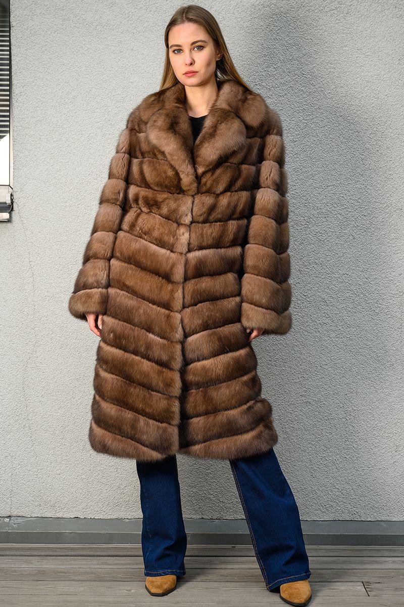 Шуба из баргузинского соболя фото