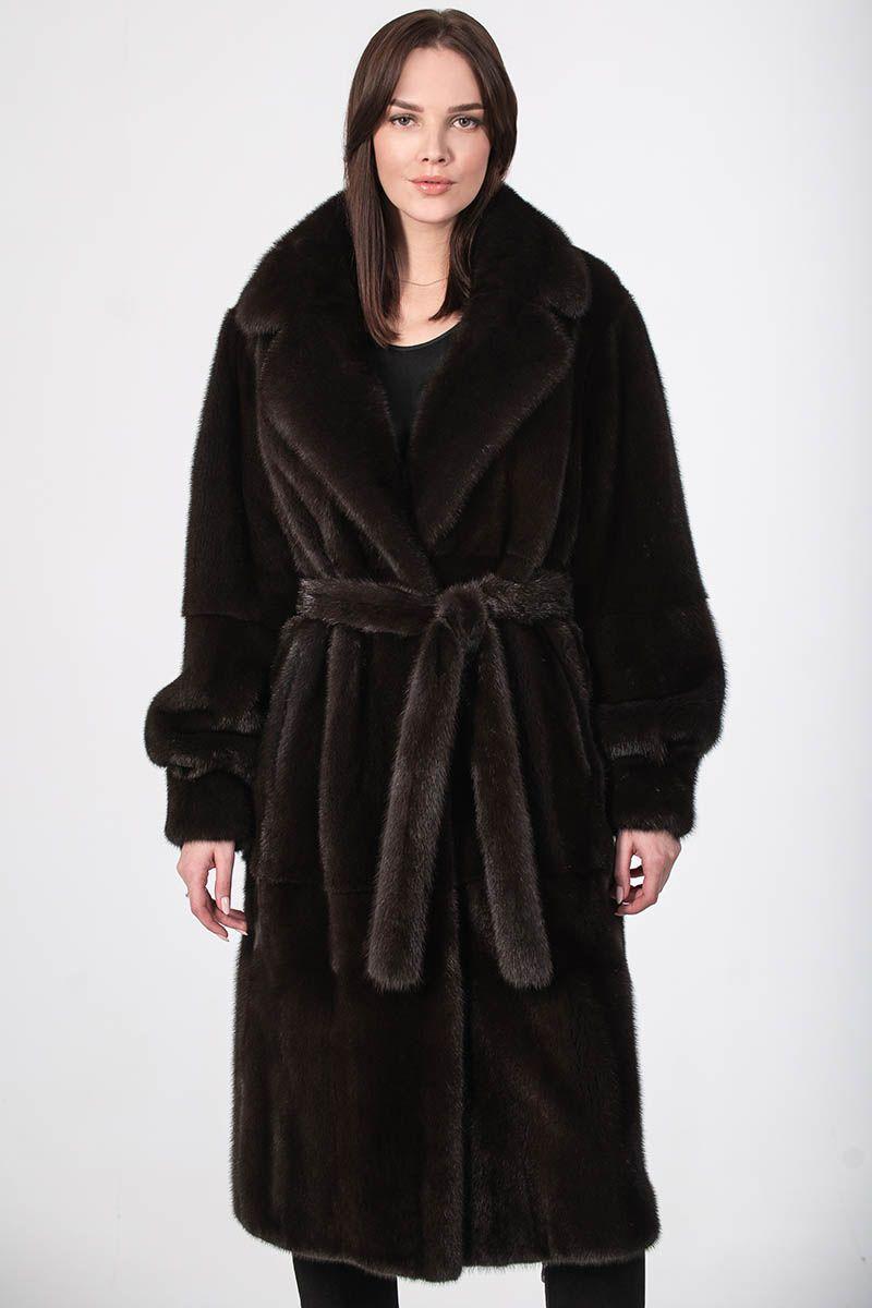 Шуба из норки фото