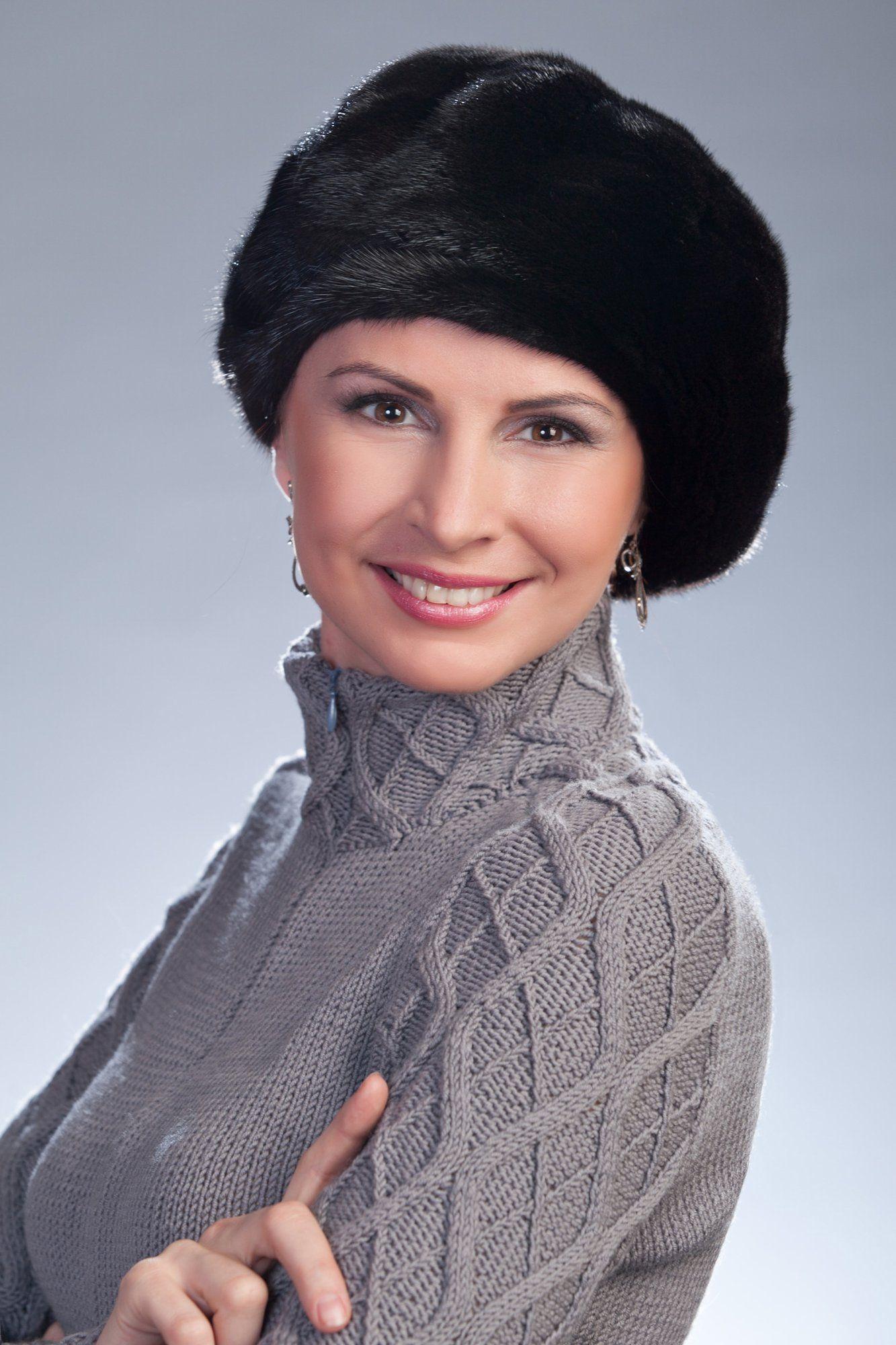 Головной убор из норки фото