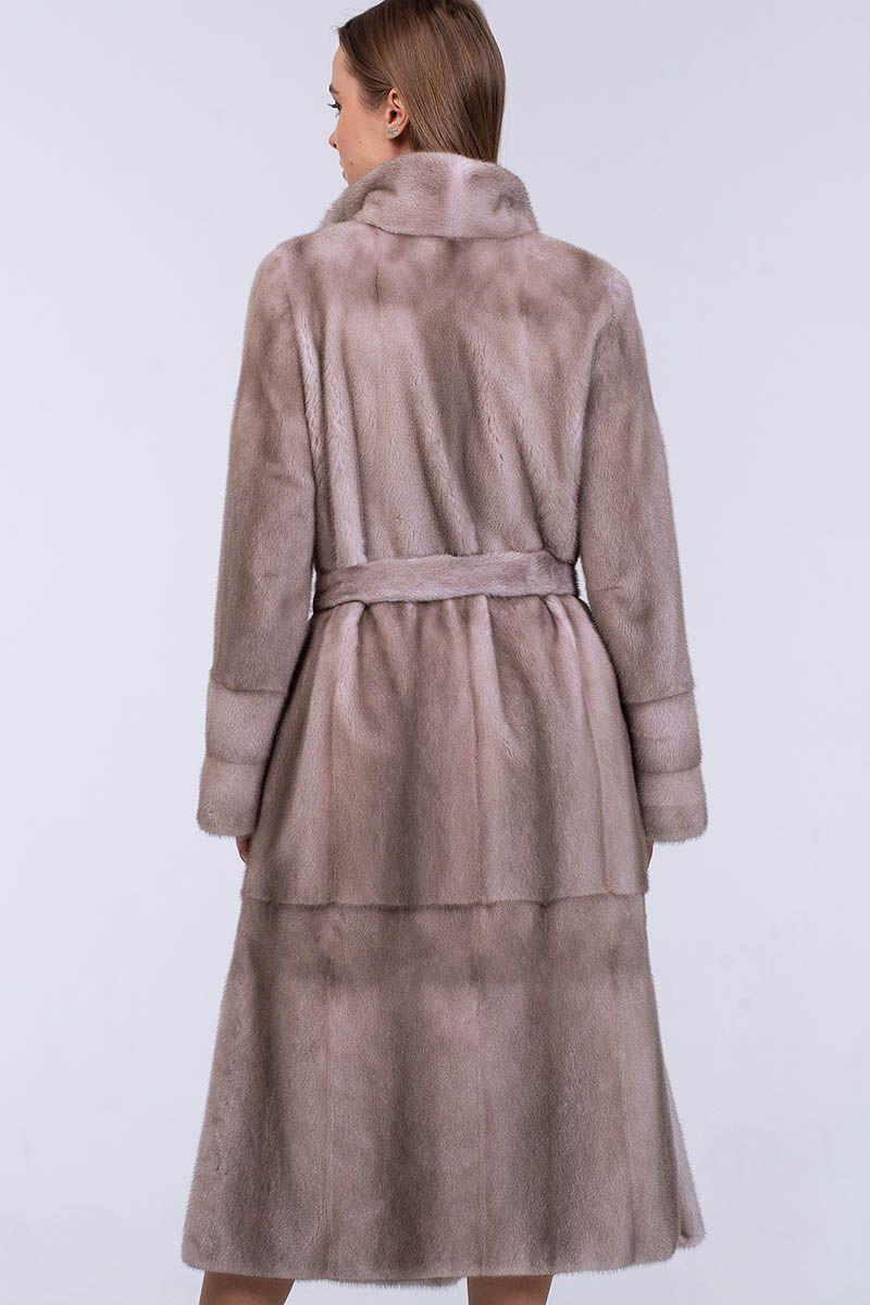 Шуба из норки фото