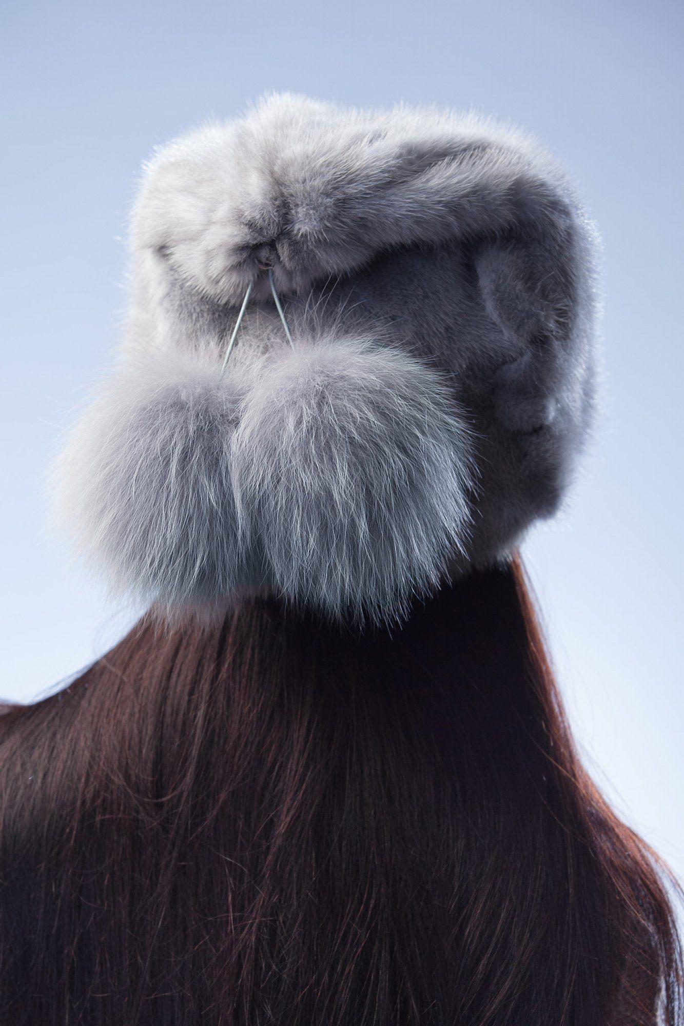 Головной убор из норки фото