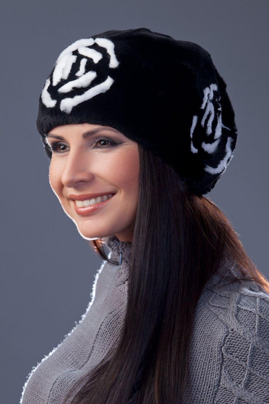 Головной убор из меха кролика фото