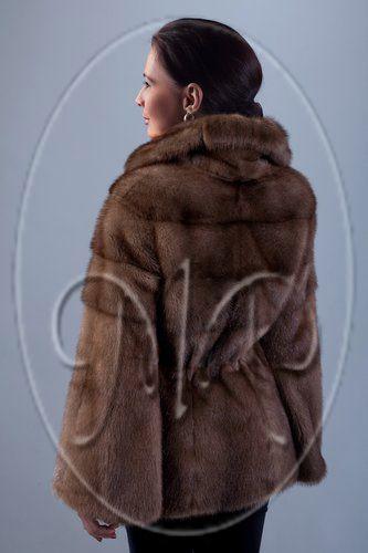 Шуба из норки фото