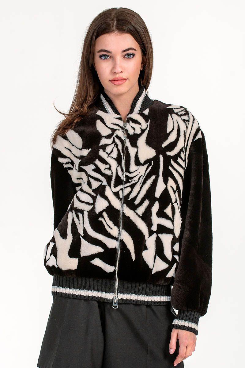 норковый бомбер фото