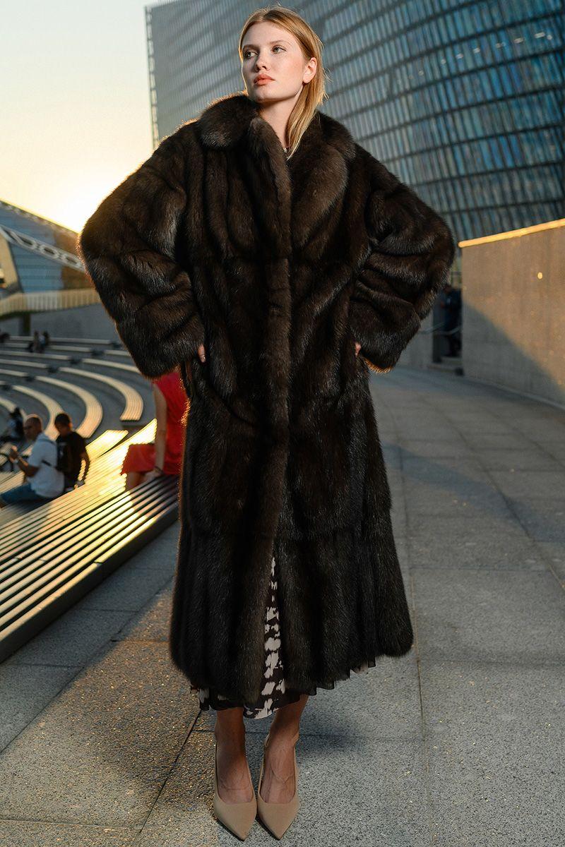 Шуба из соболя фото