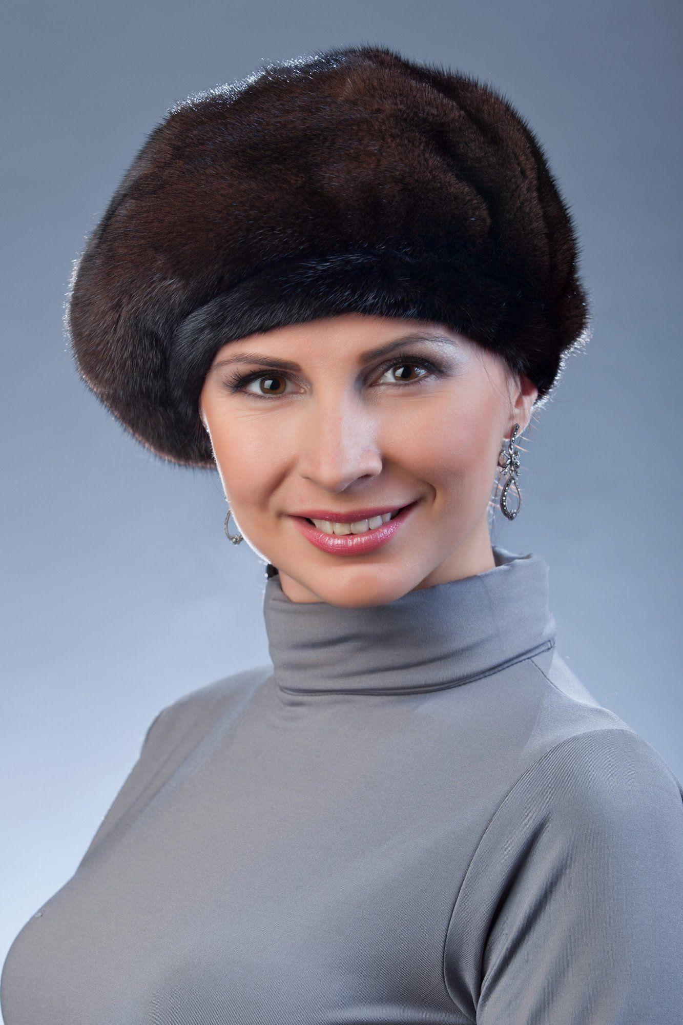 Головной убор из норки фото