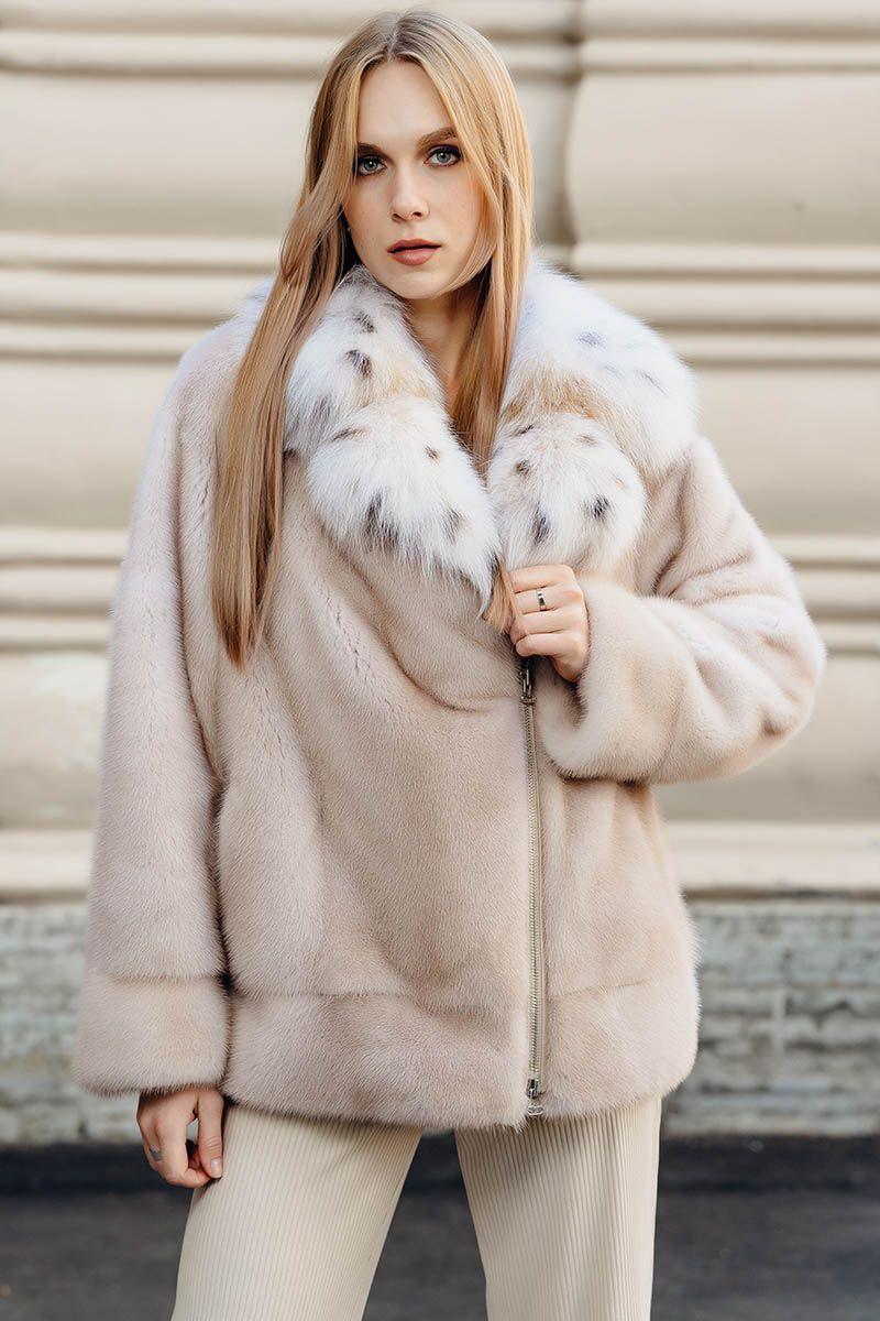 Норковая косуха с рысью фото