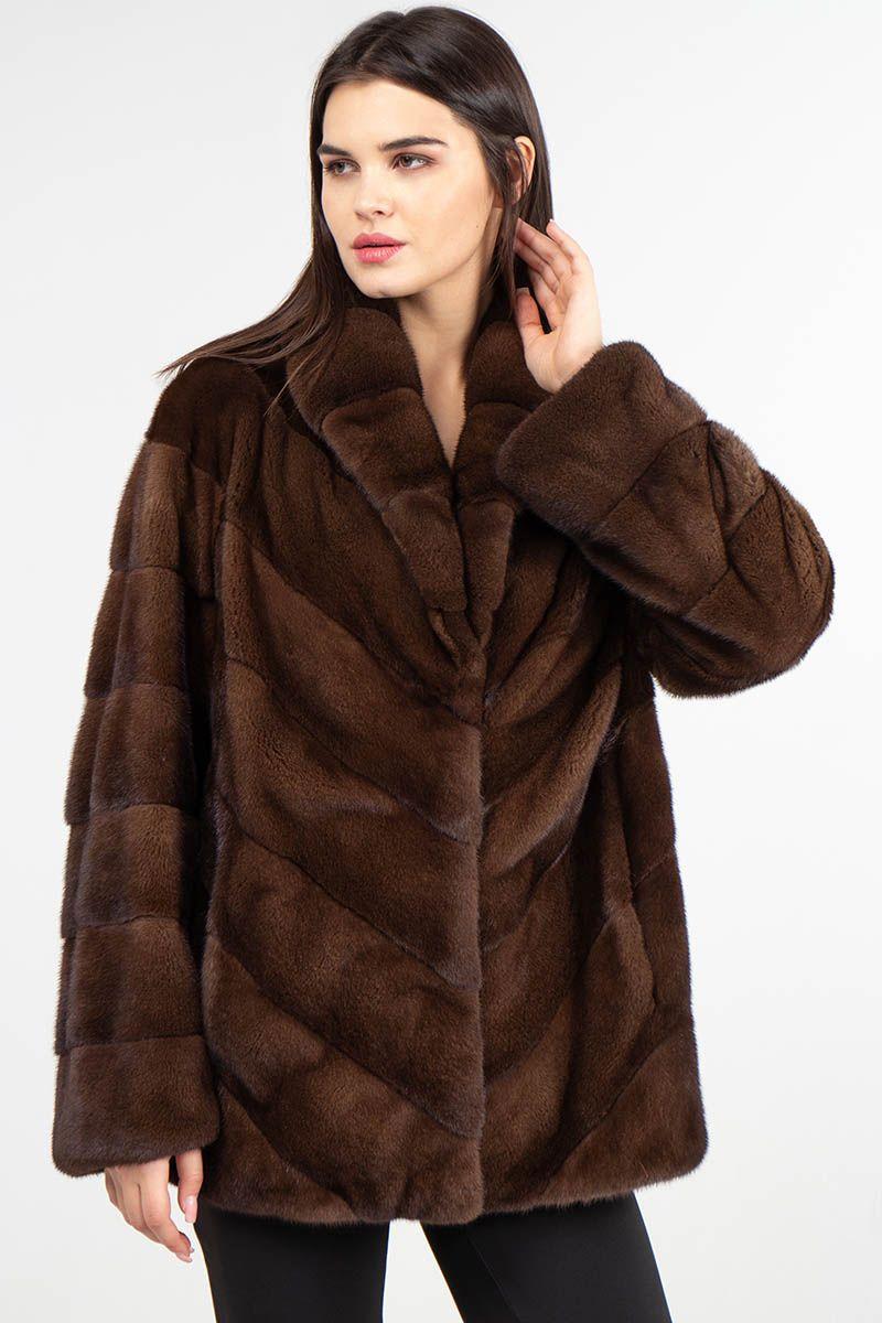 Куртка из меха норки фото