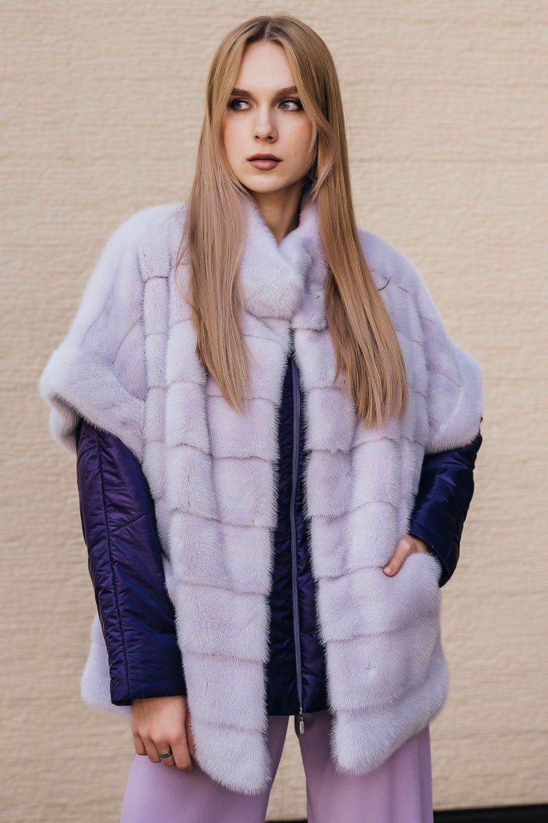 Норковый жилет фото