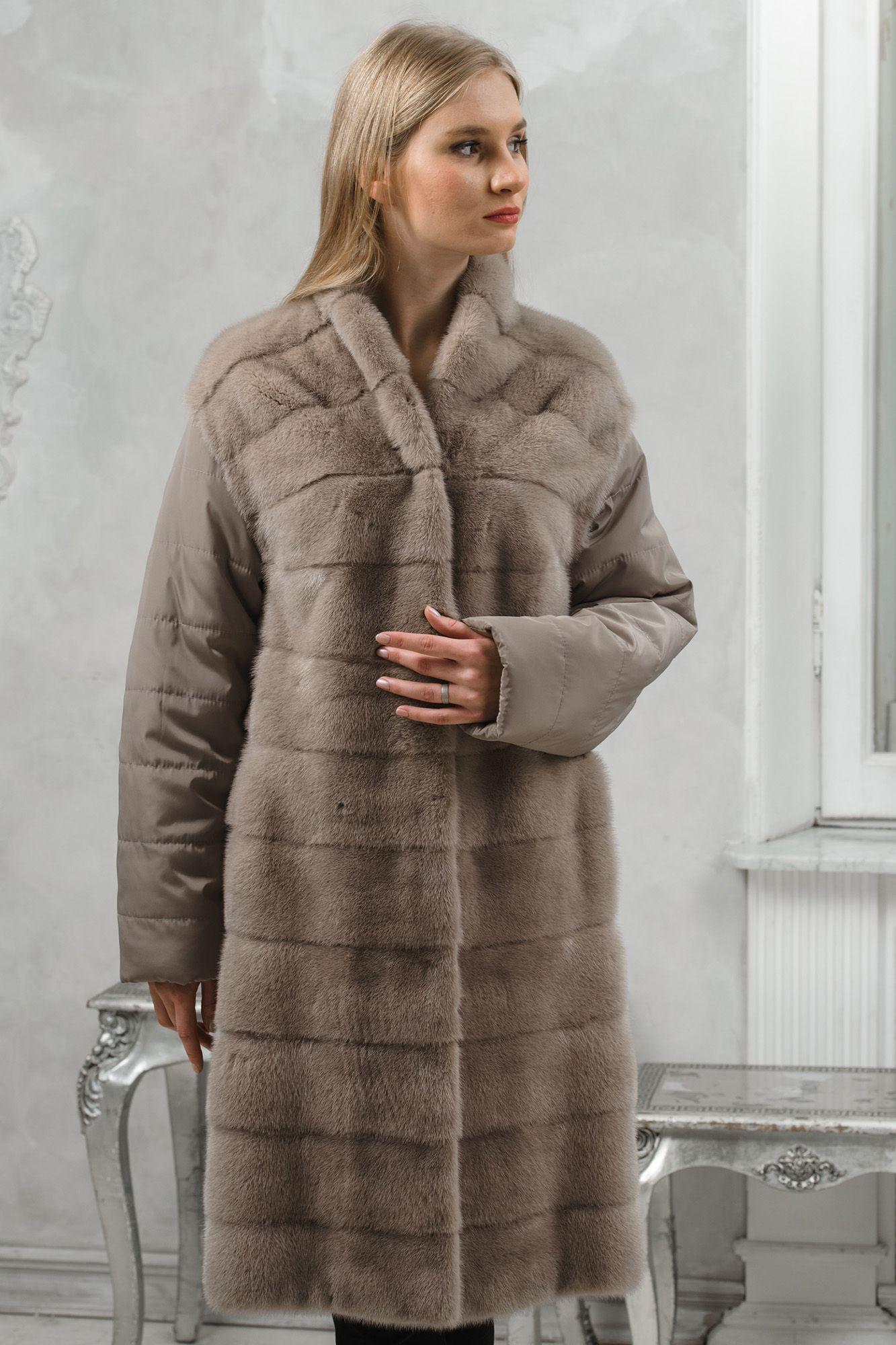 Жилет из меха норки фото