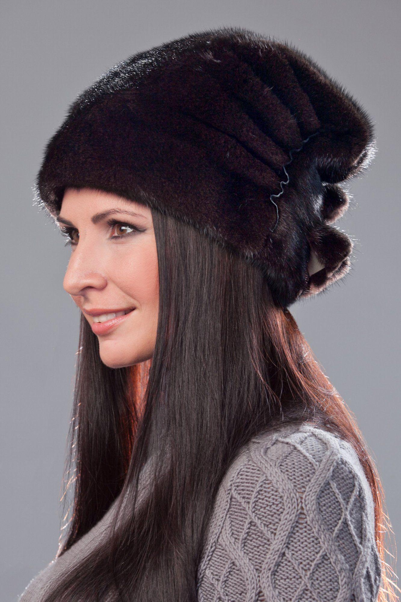 Головной убор из норки фото