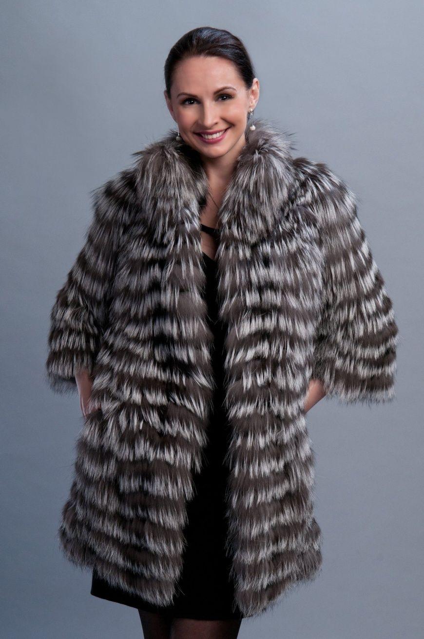 Шуба из лисы фото