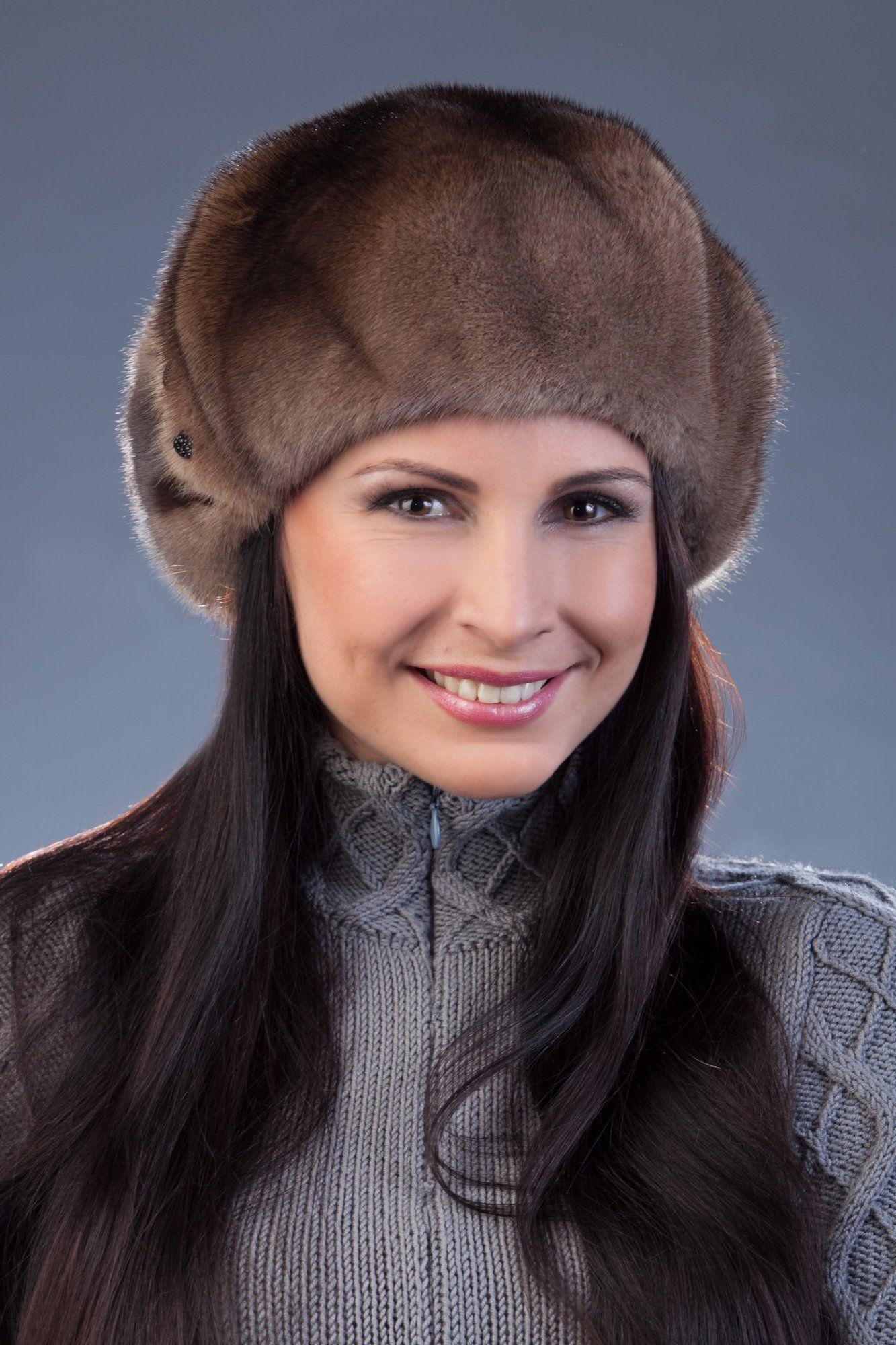 Головной убор из норки фото