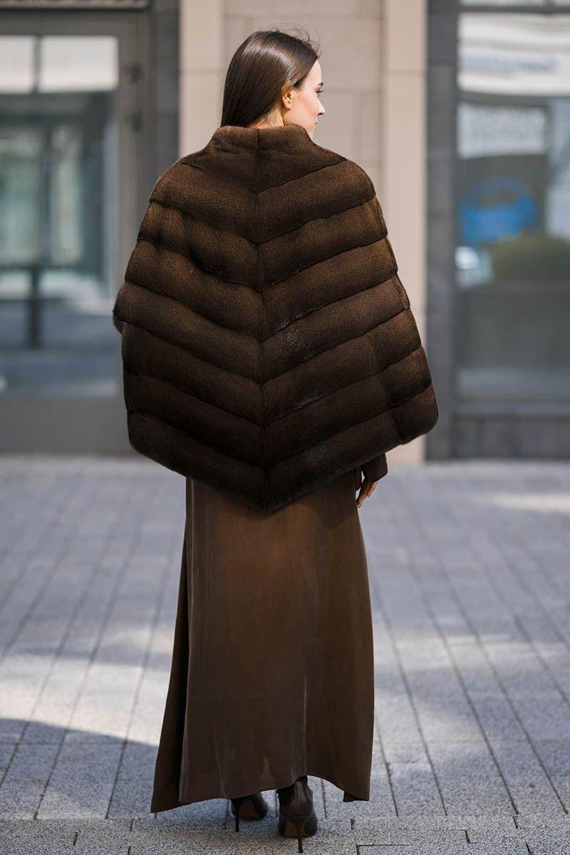 Норковая накидка фото