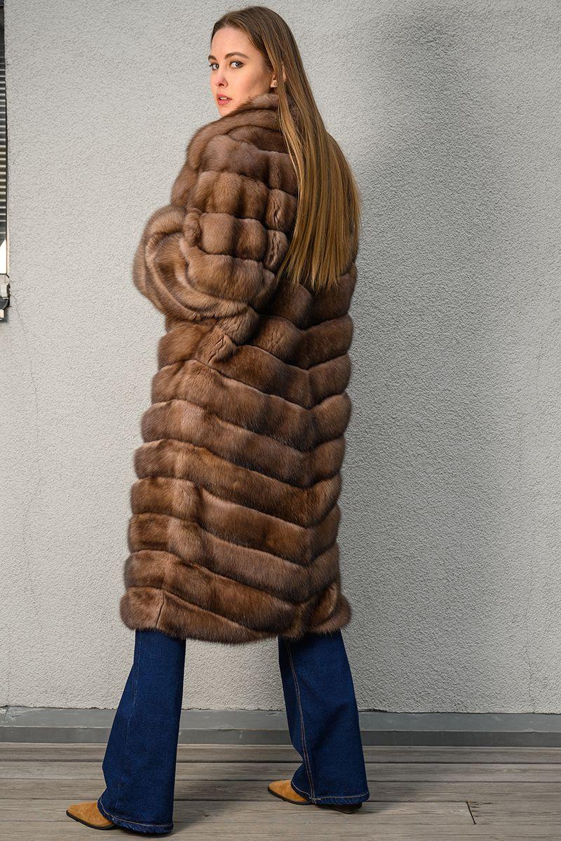 Шуба из баргузинского соболя фото