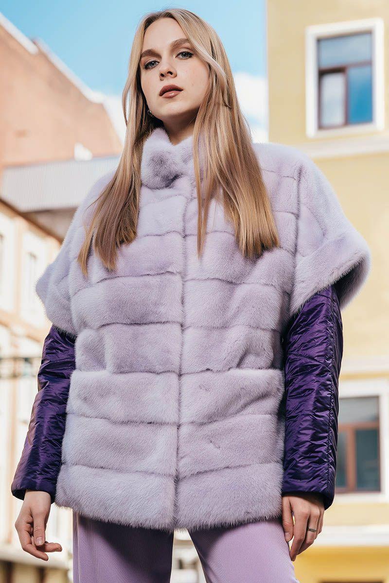 Норковый жилет фото