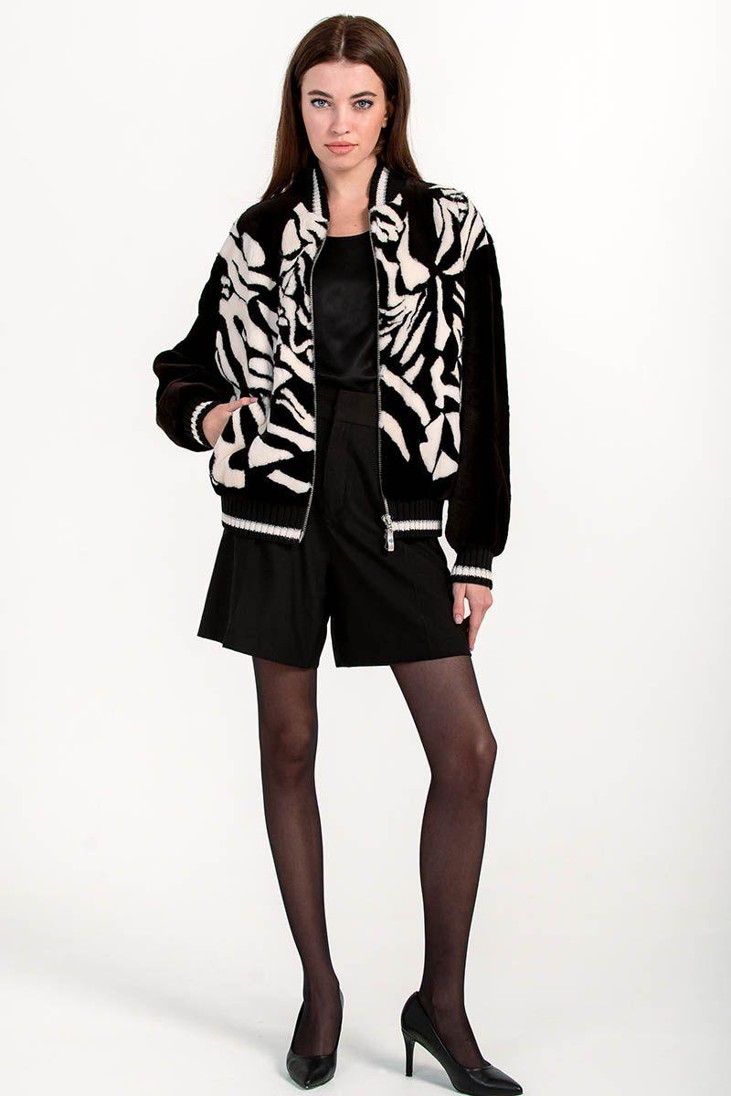 норковый бомбер фото