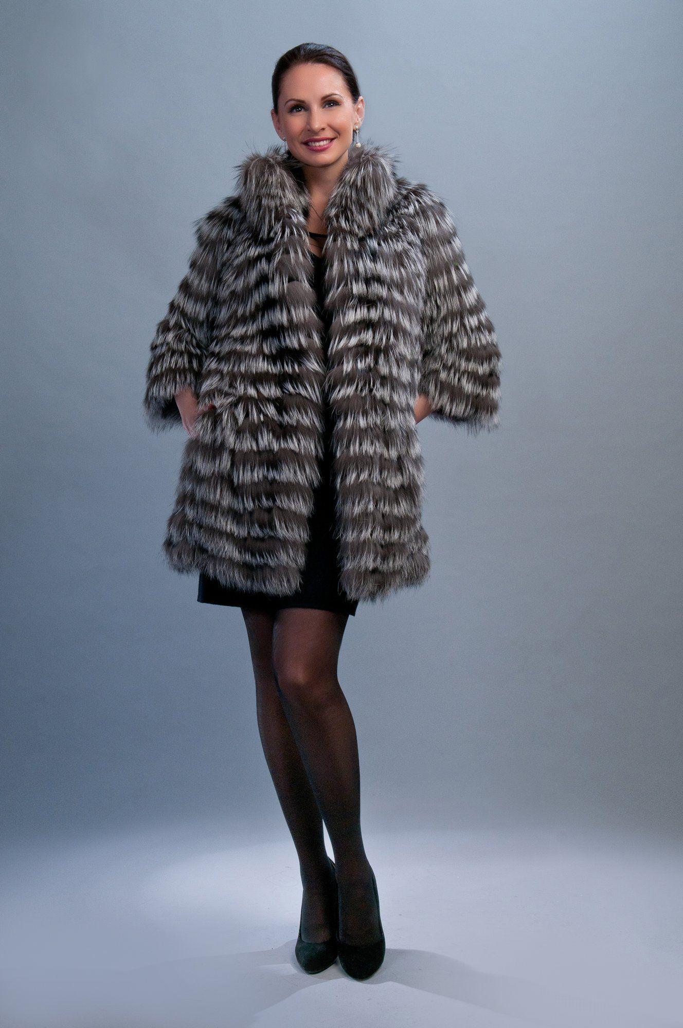 Шуба из лисы фото