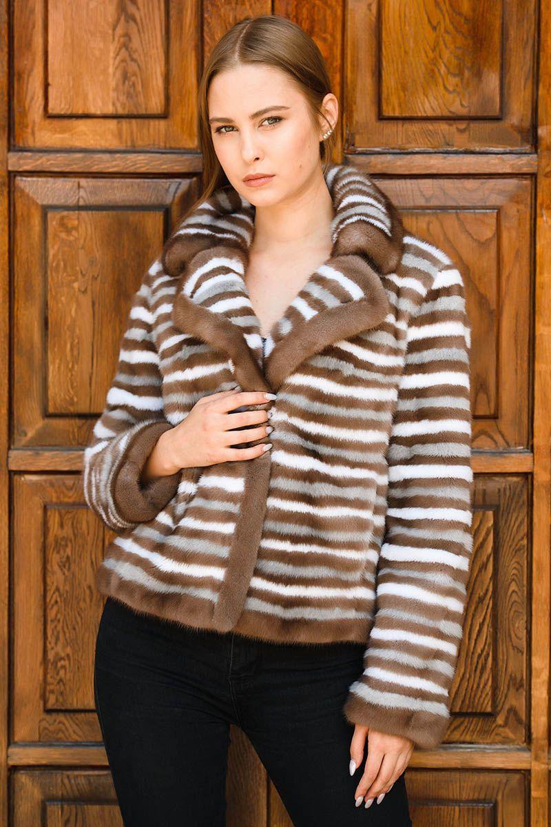 Куртка из меха норки фото