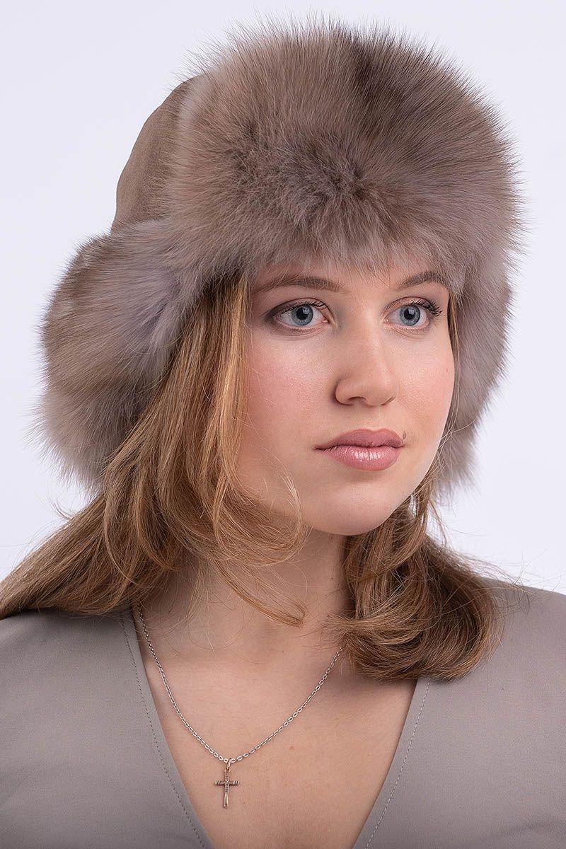 Ушанка с отделкой из соболя фото