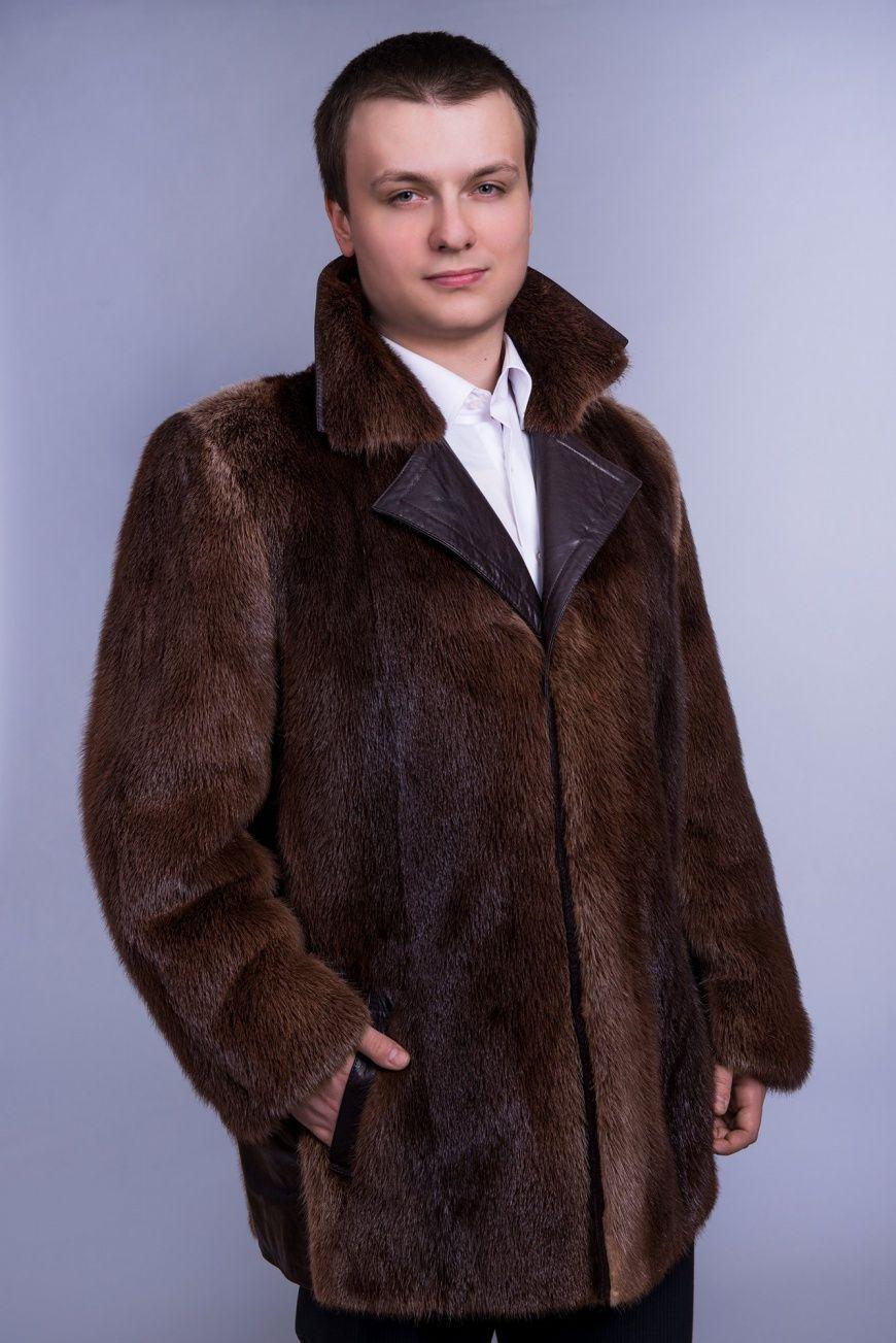 Куртка мужская из выдры фото