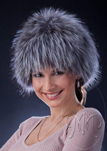 Головной убор из чернобурой лисы фото