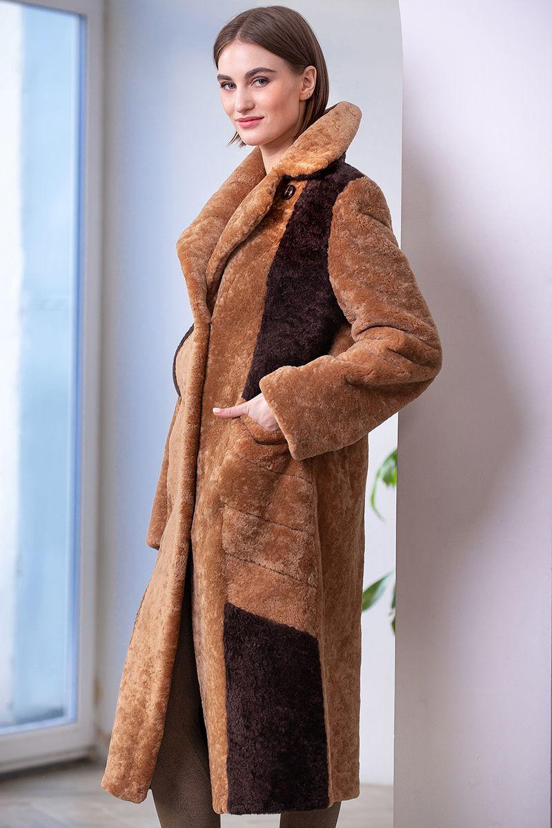 Пальто из овчины фото