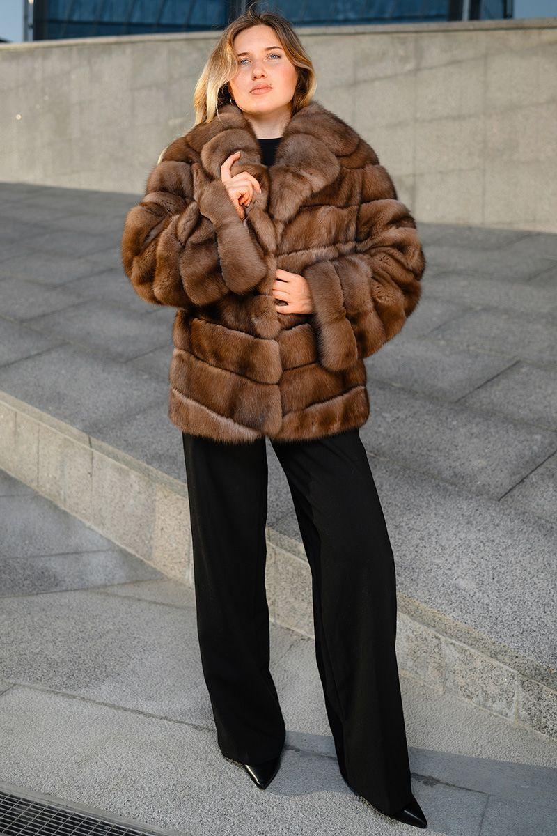 Шуба из соболя фото