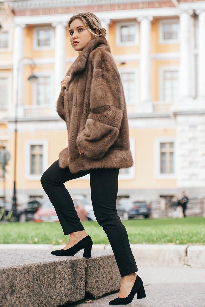 Куртка из норки фото
