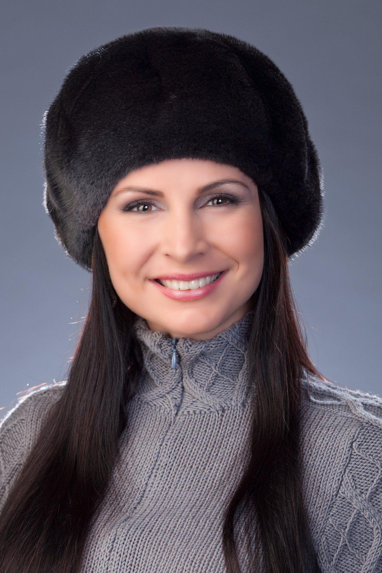 Головной убор из норки фото